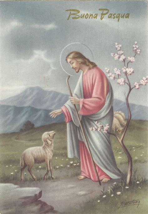 Buona Pasqua Illustratore P Ventura 1 Jesus Wall Art Easter Art