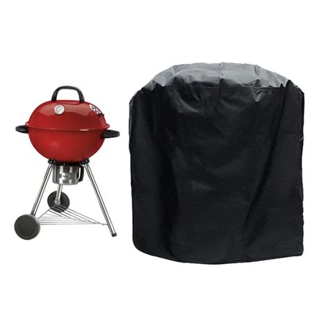 Round Heavy Duty Waterproof Bbq Grill Cover Smoking Anti Dust Rain Gas Charcoal Electric