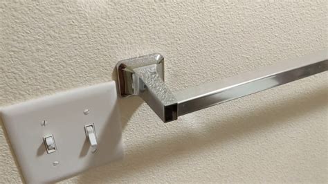 How To Fix A Loose Towel Rack Youtube