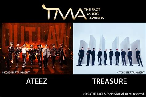 MUSIC ON TVエムオン ATEEZTREASUREら出演韓国の音楽授賞式2023 THE FACT MUSIC