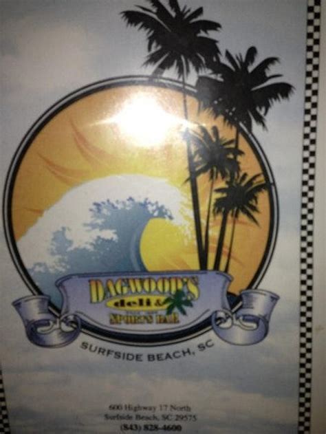 Menu at Dagwoods Deli & Sports Bar-Surfside, North Myrtle Beach