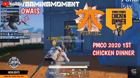 PMCO India Group Stage Day 6 FNATIC 1ST CHICKEN DINNER IN PMCO