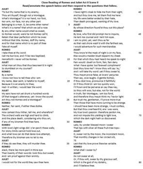 Romeo And Juliet Balcony Scene Quotes