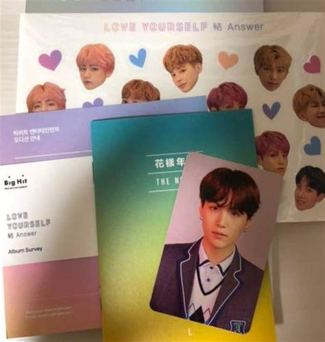 Bts Album Love Yourself Answer Photocards Etsy