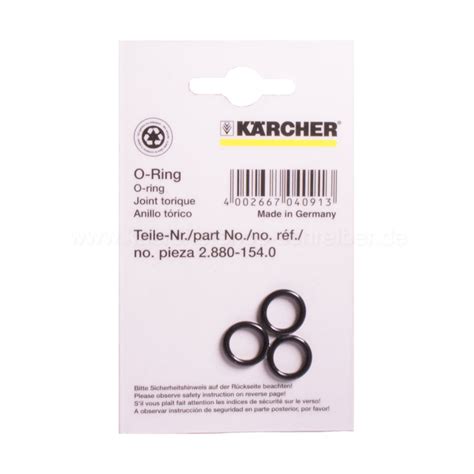 Kärcher O Ring Set 3 pcs 2 880 154 0Kärcher Store Schreiber