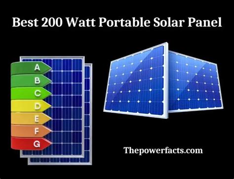 Best 200 Watt Portable Solar Panel Harnessing Solar Power On The Go