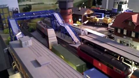 H0 AC Märklin PIKO train action on the layout YouTube