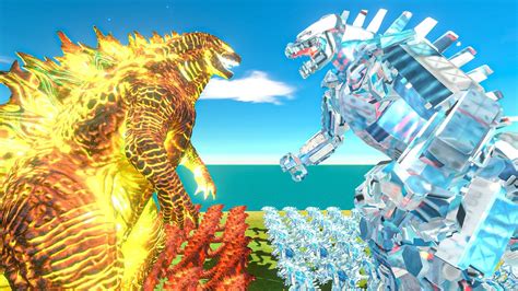 Legendary Godzilla War Evolution Size Comparison Of FIRE Godzilla Vs