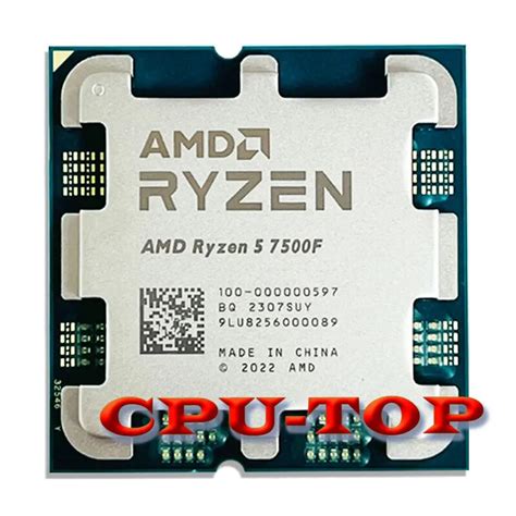 Nuovo Processore CPU AMD Ryzen 5 7500F R5 7500F 3 7GHz 6 Core 12 Thread