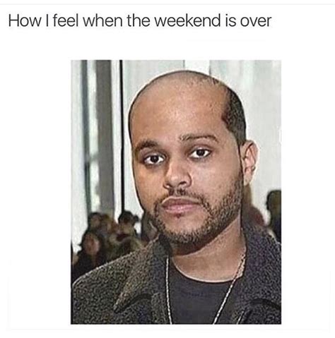 The Weeknd Monday Meme