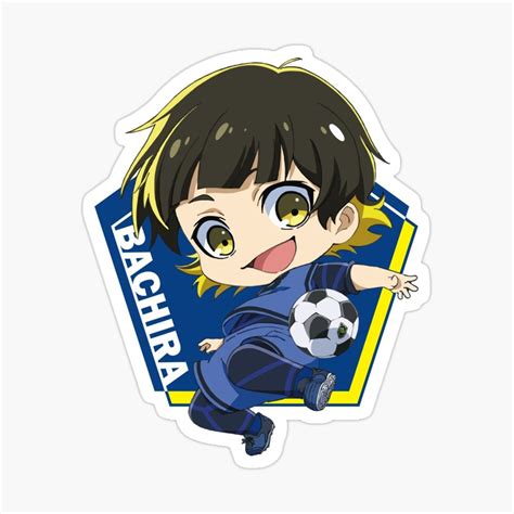 BlueLock Blue Lock Anime Chibi Meguru Bachira Sticker Anime Stickers