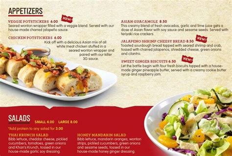 Genghis Grill Menu, Menu for Genghis Grill, Humble, Houston ...