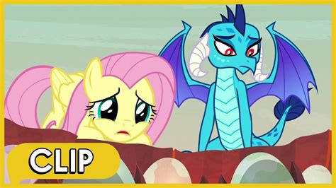 Fluttershy Tries To Help Ember With The Dragon Eggs Mlp Friendship