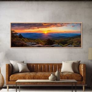 Panoramic Print Of Shenandoah National Park Extra Large Wall Art