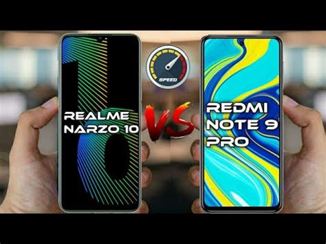 REALME NARZO 10 VS REDMI NOTE 9 PRO SPEEDTEST REDMI NOTE 9 PRO VS