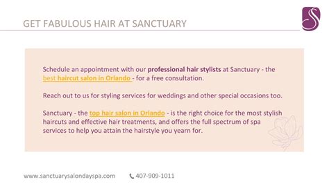 Ppt Ppt Get Fabulous Hair At Sanctuary Salon And Med Spa Powerpoint Presentation Id 11543375