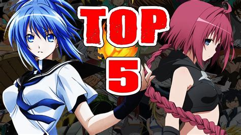 TOP 5 Animes Ecchis Comedia Romance Accion Harem Que Debes Ver Antes