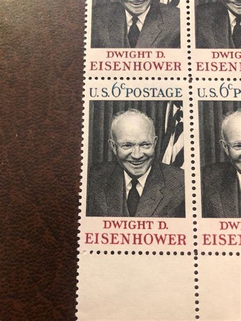 Dwight D Eisenhower 1969 U S Postage Stamps 6 Cents 12 Etsy