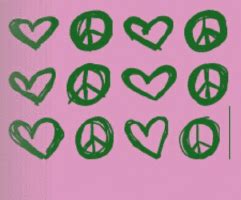 Peace And Love GIF - Peace Love Hearts - Discover & Share GIFs