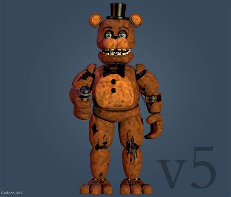 Withered Freddy V5 Full Render By Coolioart On Deviantart