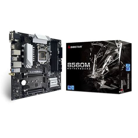 Placa Mãe Biostar B560MX E PRO Chipset B560 Intel LGA 1200 mATX