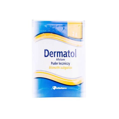 Dermatol Puder Leczniczy 2 G Skład Cena Ulotka Przeciwwskazania Drmax Pl