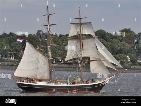 Sailing Ship Morgenster Stock Photo Alamy