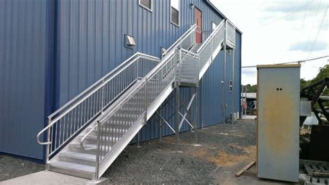 Entry Stairs For Modular Genius Upside Innovations Installation