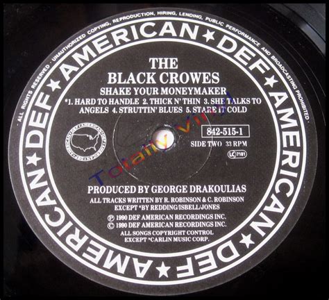 Totally Vinyl Records Black Crowes The Shake Your Money Maker LP