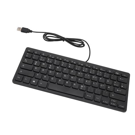 Ultra Thin 78 Key Mute Wired Mini Keyboard With Usb Interface For