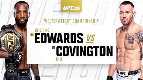 UFC 296 Leon Edwards Vs Colby Covington Highlights YouTube