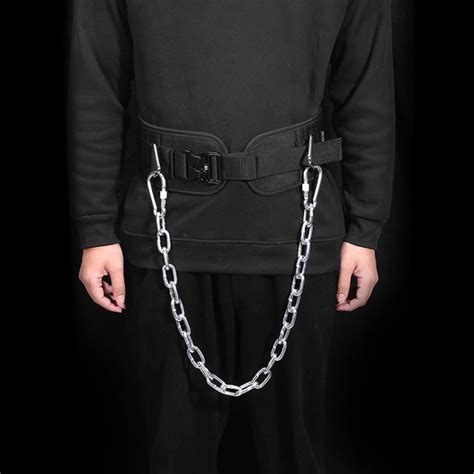 Pull Up Weighted Belt Lumbar Strength Training Double Bar Arm Extension