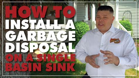 Kitchen Remodel How To Install A Garbage Disposal On A Single Sink Youtube