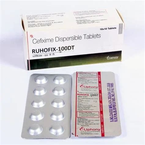 Ruhofix Dt Cefixime Dispersible Tablets For Commercial Packaging Type