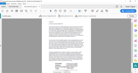 Como Assinar Um Documento Digitalmente