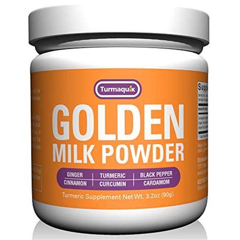 Organic Golden Milk Turmeric Powder Mix (90 Servings) + Superfood Blend ...