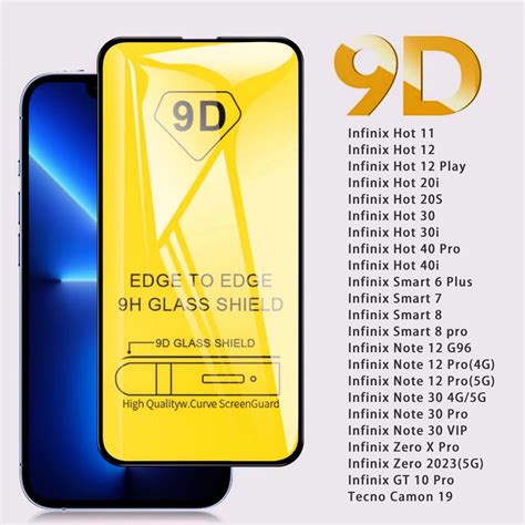 ฟลมกระจก เตมจอ D ใชสำหรบ infinix Note Note G Hot i Smart