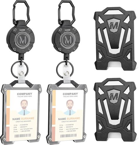 Amazon Pack Retractable Badge Holder Heavy Duty Retractable