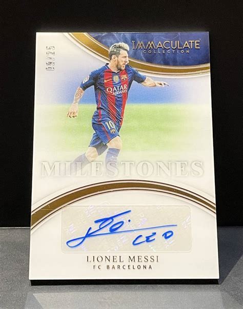 Yahoo Lionel Messi Panini Immaculate Milestone