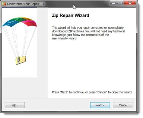 how to repair damaged zip file
