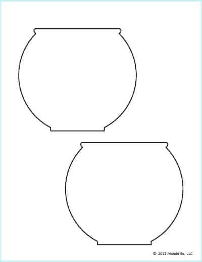 Free Printable Fish Bowl Templates Mombrite