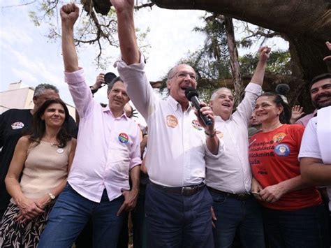 Alckmin Mergulha Na Campanha De M Rcio Fran A E Haddad Em Sp