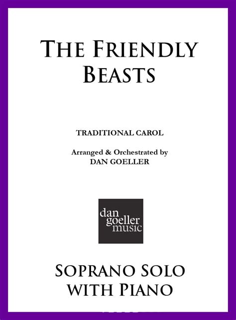 The Friendly Beasts Soprano Solo With Piano