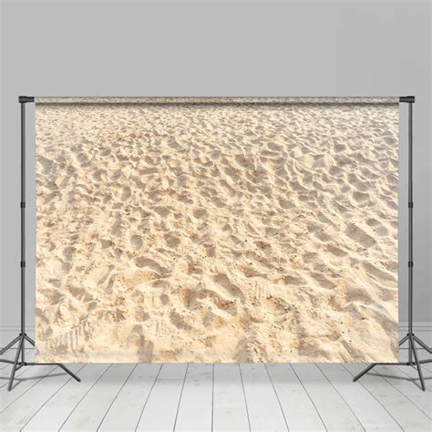 Sand Pattern Tropical Beach Texture Photo Backdrop - Lofaris