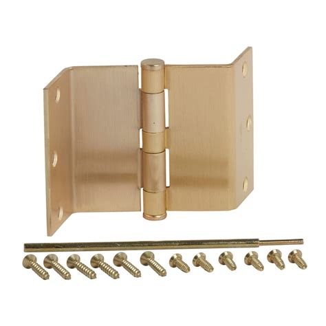 National Hardware 3 1 2 In H Gold Mortise Exterior Door Hinge N236 020 At