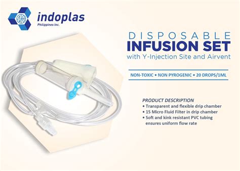 Indoplas Infusion Set Macroset Drops Piece Shopee Philippines