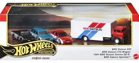 Set Hot Wheels Bre Datsun Brock Racing Enterprises Hrt Parcelamento Sem Juros