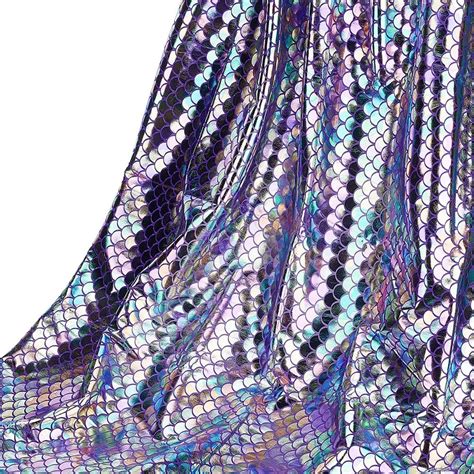 Amazon Fingerinspire Mermaid Scales Fabric X Inch Sparkly