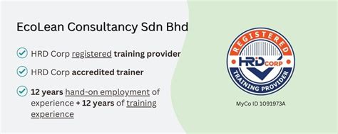 HRDF Claimable Training Malaysia Registered Provider