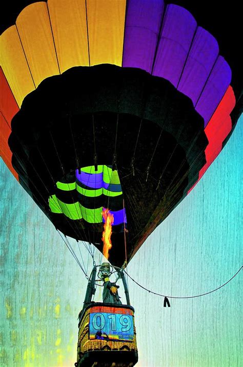 Flight Control Hot Air Balloon Photograph By Zayne Diamond Photographic Pixels